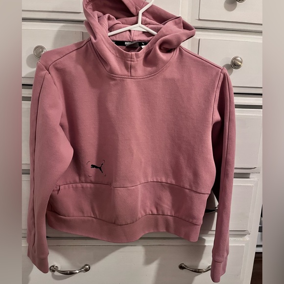 PUMA pink hoodie with zip pocket - Picture 5 of 9